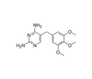 Trimethoprim (CAS 738-70-5) - chemical structure image