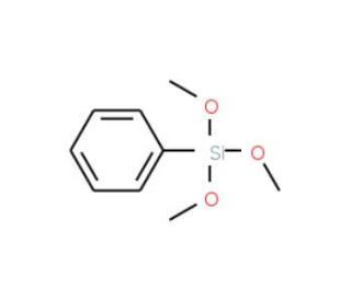 Trimethoxyphenylsilane (CAS 2996-92-1) - chemical structure image