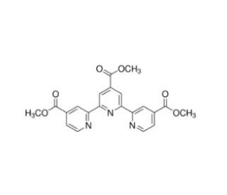 Trimethyl 2,2&prime;:6&prime;,2"-terpyridine-4,4&prime;,4"-tricarboxylate (CAS 330680-46-1) - chemical structure image