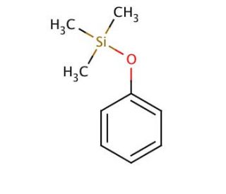 Trimethyl(phenoxy)silane (CAS 1529-17-5) - chemical structure image