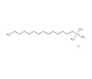 Trimethyl-tetradecylammonium chloride (CAS 4574-04-3) - chemical structure image