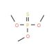 Trimethyl thiophosphate (CAS 152-18-1) - chemical structure image
