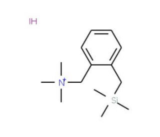 Trimethyl[2-[(trimethylsilyl)methyl]benzyl]ammonium Iodide (CAS 83781-47-9) - chemical structure image
