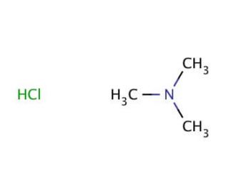Trimethylamine hydrochloride (CAS 593-81-7) - chemical structure image
