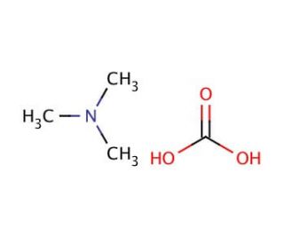 Trimethylammonium bicarbonate buffer (CAS 34408-21-4) - chemical structure image