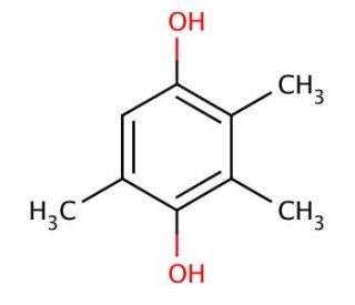 Trimethylhydroquinone (CAS 700-13-0) - chemical structure image