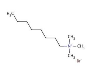 Trimethyloctylammonium bromide (CAS 2083-68-3) - chemical structure image