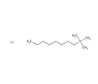 Trimethyloctylammonium chloride (CAS 10108-86-8) - chemical structure image