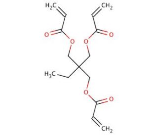Trimethylolpropane triacrylate (CAS 15625-89-5) - chemical structure image