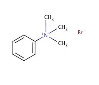 Trimethylphenylammonium bromide (CAS 16056-11-4) - chemical structure image