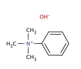 Trimethylphenylammonium hydroxide solution (CAS 1899-02-1) - chemical structure image