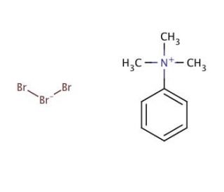 Trimethylphenylammonium tribromide (CAS 4207-56-1) - chemical structure image