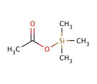 Trimethylsilyl acetate (CAS 2754-27-0) - chemical structure image