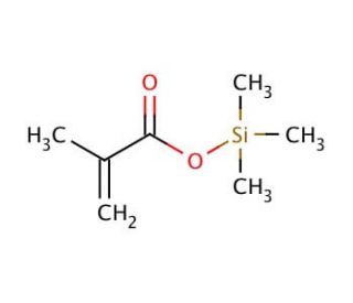 Trimethylsilyl methacrylate (CAS 13688-56-7) - chemical structure image