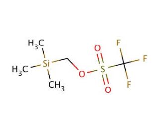 (Trimethylsilyl)methyl trifluoromethanesulfonate (CAS 64035-64-9) - chemical structure image