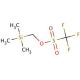 (Trimethylsilyl)methyl trifluoromethanesulfonate (CAS 64035-64-9) - chemical structure image