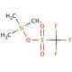 Trimethylsilyl trifluoromethanesulfonate (CAS 27607-77-8) - chemical structure image