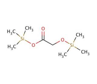 Trimethylsilyl trimethylsiloxyacetate (CAS 33581-77-0) - chemical structure image
