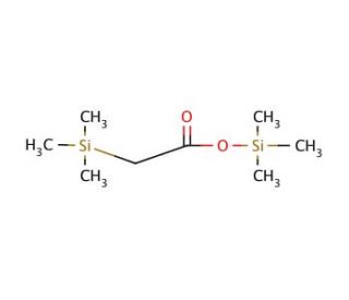 Trimethylsilyl (trimethylsilyl)acetate (CAS 24082-11-9) - chemical structure image