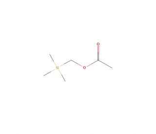 Trimethylsilylmethyl Acetate - chemical structure image