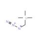 Trimethylsilylmethyl Azide (CAS 87576-94-1) - chemical structure image