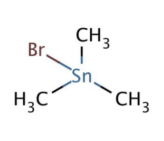 Trimethyltin bromide (CAS 1066-44-0) - chemical structure image