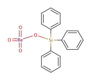 Trioxo(triphenylsilyloxy)rhenium(VII) (CAS 60624-60-4) - chemical structure image