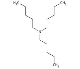 Tripentylamine (CAS 621-77-2) - chemical structure image
