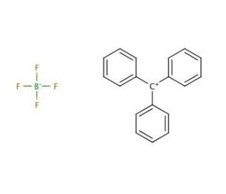 Triphenylcarbenium tetrafluoroborate (CAS 341-02-6) - chemical structure image