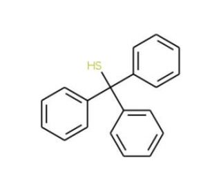 Triphenylmethanethiol (CAS 3695-77-0) - chemical structure image