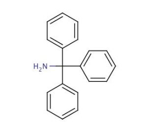 Triphenylmethylamine (CAS 5824-40-8) - chemical structure image