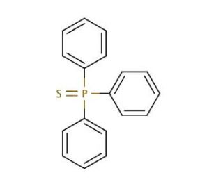 Triphenylphosphine sulfide (CAS 3878-45-3) - chemical structure image