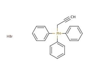 Triphenylpropargylphosphonium bromide (CAS 2091-46-5) - chemical structure image