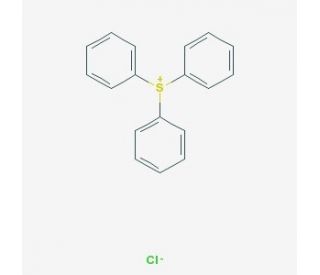 Triphenylsulfonium chloride (CAS 4270-70-6) - chemical structure image