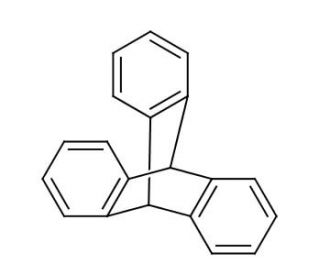 Triptycene (CAS 477-75-8) - chemical structure image