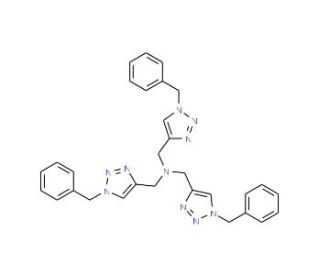 Tris[(1-benzyl-1H-1,2,3-triazol-4-yl)methyl]amine (CAS 510758-28-8) - chemical structure image