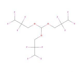 Tris(2,2,3,3-tetrafluoropropyl)orthoformate (CAS 21983-88-0) - chemical structure image
