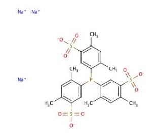 Tris(2,4-dimethyl-5-sulfophenyl)phosphine trisodium salt (CAS 443150-11-6) - chemical structure image