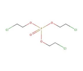 Tris(2-chloroethyl) phosphate (CAS 115-96-8) - chemical structure image