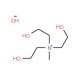 Tris(2-hydroxyethyl)methylammonium Hydroxide (45-50% in Water) (stabilized with MEHQ) 的分子结构, CAS编号: 33667-48-0 Tris(2-hydroxyethyl)methylammonium Hydroxide (45-50% in Water) (stabilized with MEHQ) (CAS 33667-48-0) - chemical structure i