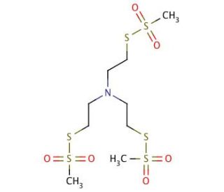 Tris-(2-methanethiosulfonylethyl)amine (CAS 18365-77-0) - chemical structure image