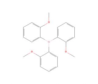 Tris(2-methoxyphenyl)bismuthine (CAS 83724-41-8) - chemical structure image