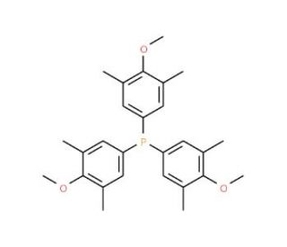 Tris(4-methoxy-3,5-dimethylphenyl)phosphine (CAS 121898-64-4) - chemical structure image