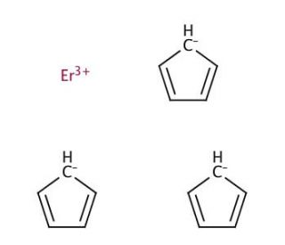 Tris(cyclopentadienyl)erbium(III) (CAS 39330-74-0) - chemical structure image