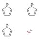 Tris(cyclopentadienyl)samarium(III) (CAS 1298-55-1) - chemical structure image