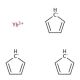 Tris(cyclopentadienyl)ytterbium(III) (CAS 1295-20-1) - chemical structure image