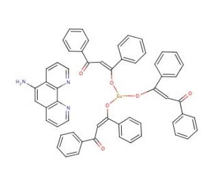 Tris(dibenzoylmethane) mono(5-amino-1,10-phenanthroline)europium (lll) (CAS 352546-68-0) - chemical structure image