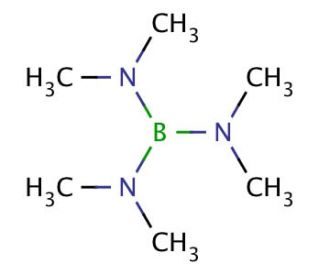 Tris(dimethylamido)borane (CAS 4375-83-1) - chemical structure image