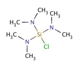 Tris(dimethylamino)chlorosilane (CAS 13307-05-6) - chemical structure image
