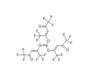 Tris(hexafluoroacetylacetonato)iron(III) (CAS 17786-67-3) - chemical structure image
